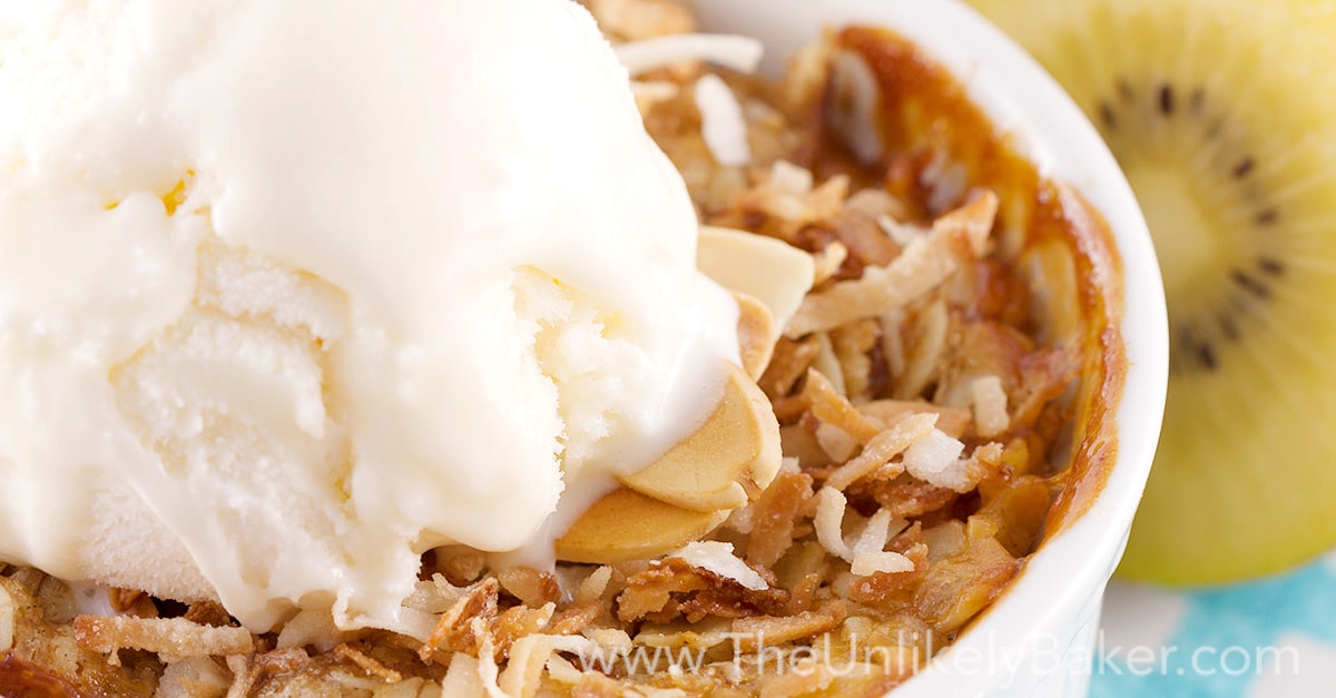 Tropical Kiwi Crumble The Unlikely Baker