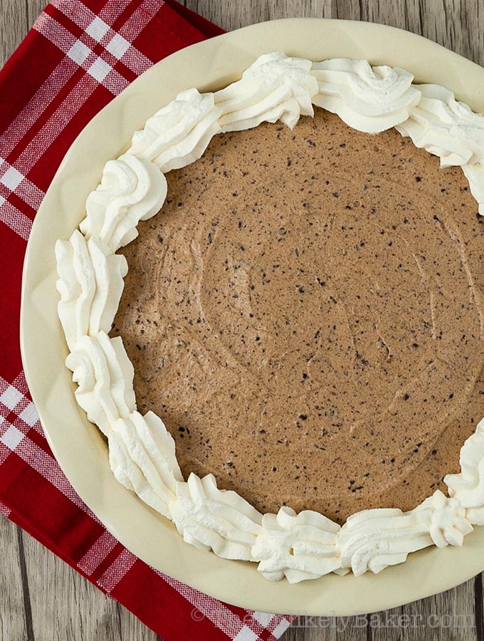 Baileys Chocolate Mousse Pie