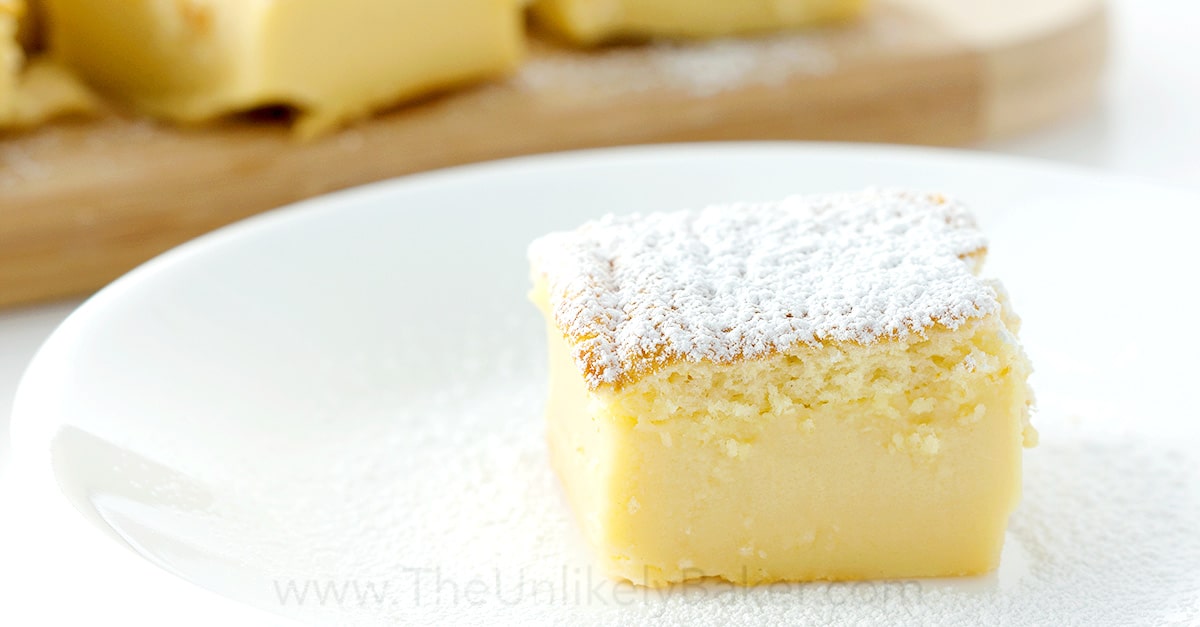 Easy Magic Cake With Vanilla - The Bossy Kitchen