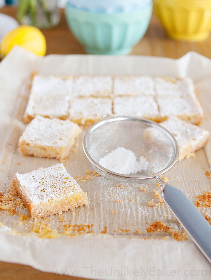 Lemon Bars with Shortbread Crust