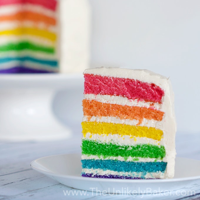 Aggregate 59+ rainbow cake tips