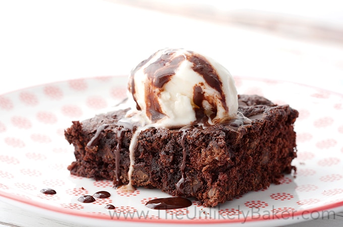 Homemade Fudgy Brownies - The Unlikely Baker