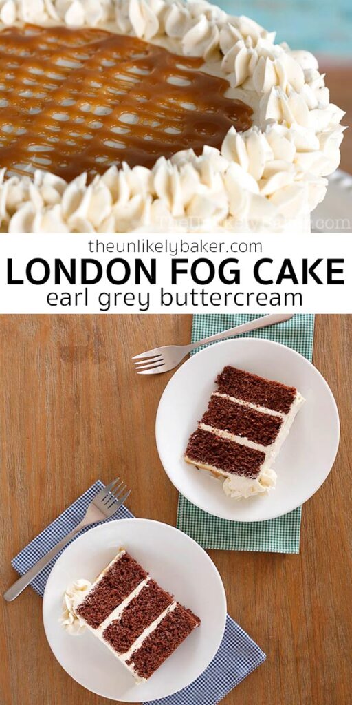 London Fog Cake with Earl Grey Buttercream
