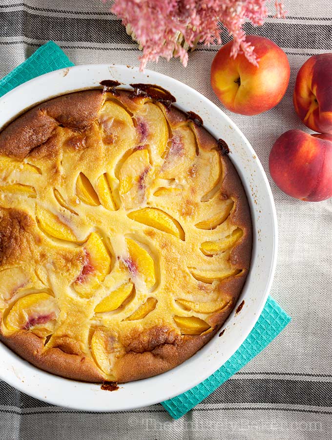 Fresh Peach Clafoutis Recipe