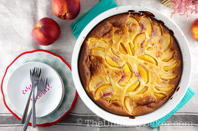 Fresh Peach Clafoutis Recipe