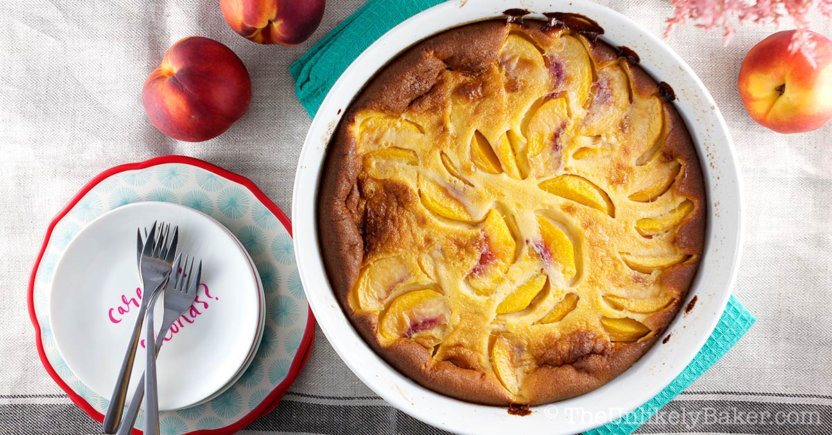 Peach Clafoutis - Made with Fresh Peaches