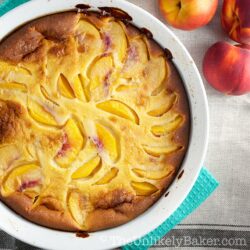 Fresh Peach Clafoutis Recipe