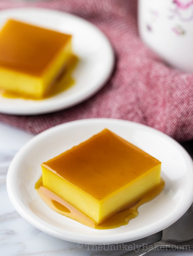 Creamy Leche Flan Recipe Filipino Style Creme Caramel The Unlikely Baker