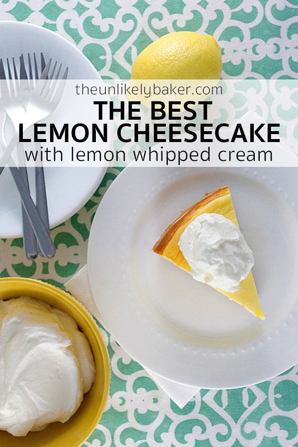 The Best Lemon Cheesecake. Ever.
