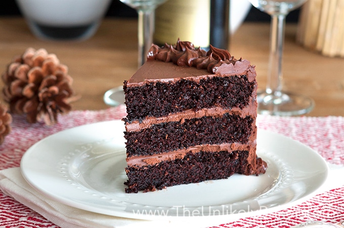 The Best Ever Chocolate Cake with Chocolate Fudge Frosting