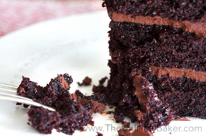 The Best Ever Chocolate Cake with Chocolate Fudge Frosting