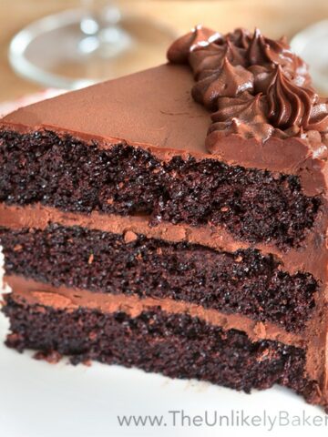 The Best Ever Chocolate Cake with Chocolate Fudge Frosting