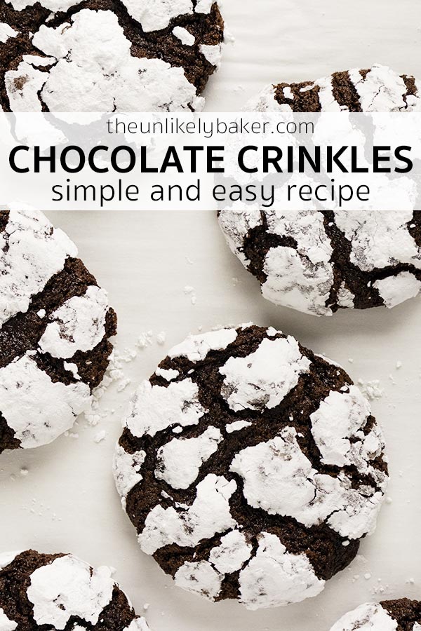 Easy Chocolate Crinkles