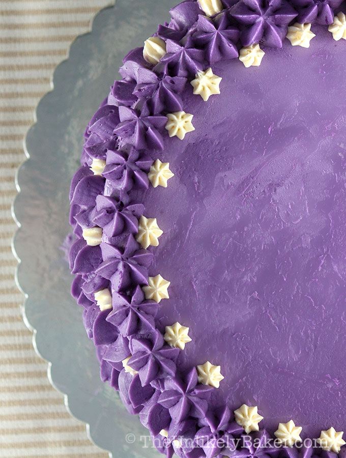 Ube Cake (Filipino Purple Yam Cake) - The Unlikely Baker