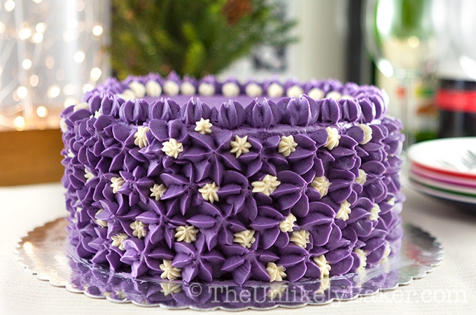 Ube Cake (Filipino Purple Yam Cake)