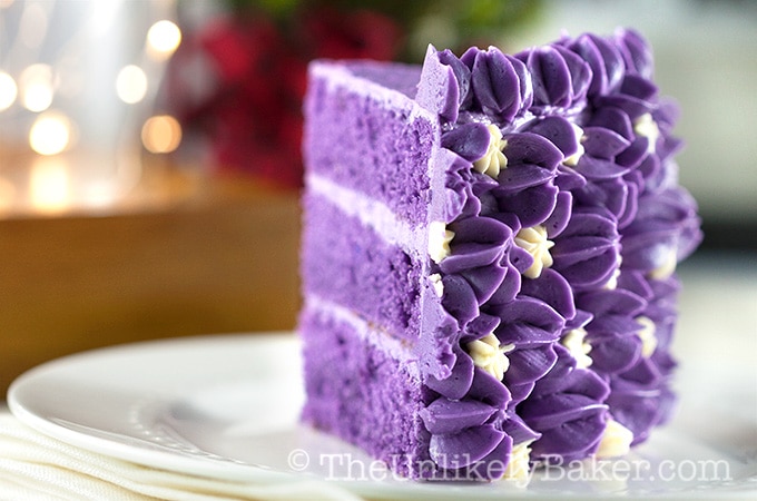 Ube Cake (Filipino Purple Yam Cake)