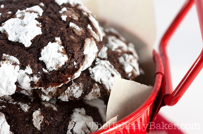 Very Chocolatey Chocolate Crinkles