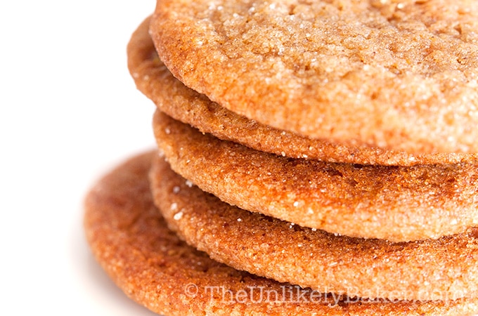 Soft and Chewy Ginger Molasses Cookies