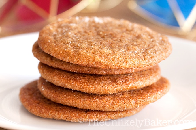 Soft and Chewy Ginger Molasses Cookies