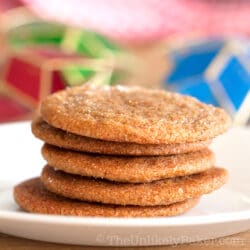 Soft and Chewy Ginger Molasses Cookies