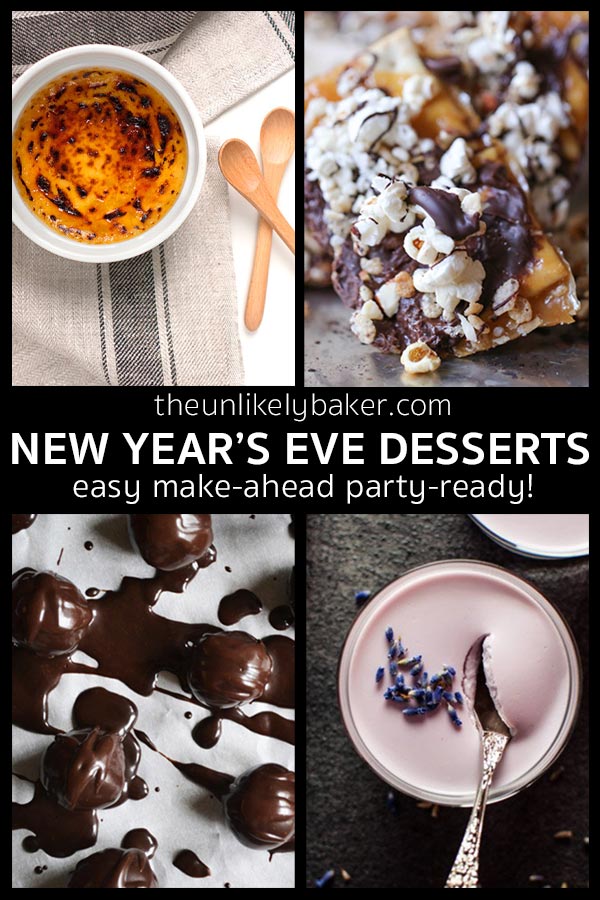 Last Minute New Year's Eve Desserts