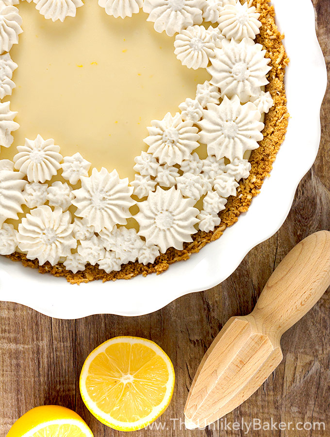 Easy Meyer Lemon Pie with Condensed Milk (Video)