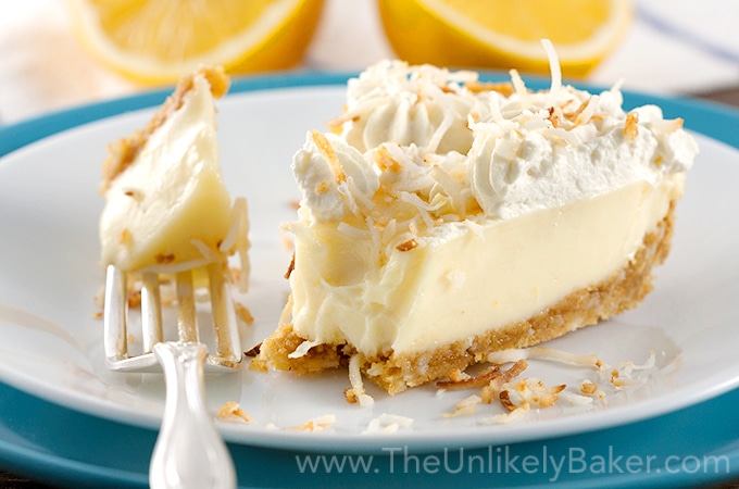 Easy Meyer Lemon Pie with Condensed Milk (Video)