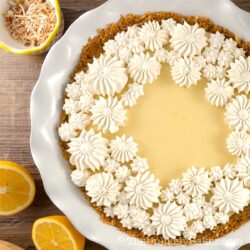 Easy Meyer Lemon Pie with Condensed Milk (Video)