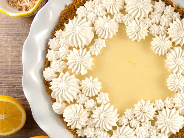 Easy Meyer Lemon Pie with Condensed Milk (Video)