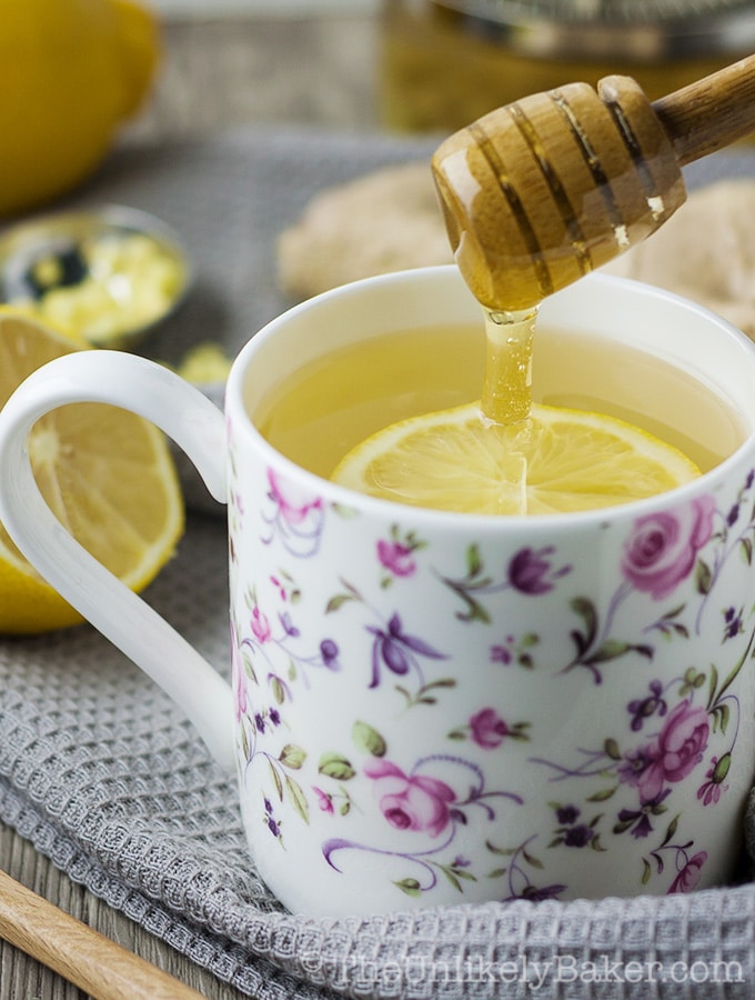 How to Make Fresh Lemon Ginger Tea