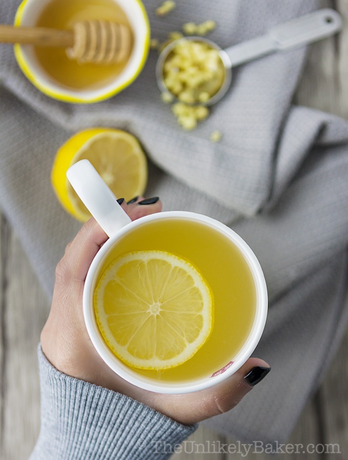 How to Make Fresh Lemon Ginger Tea