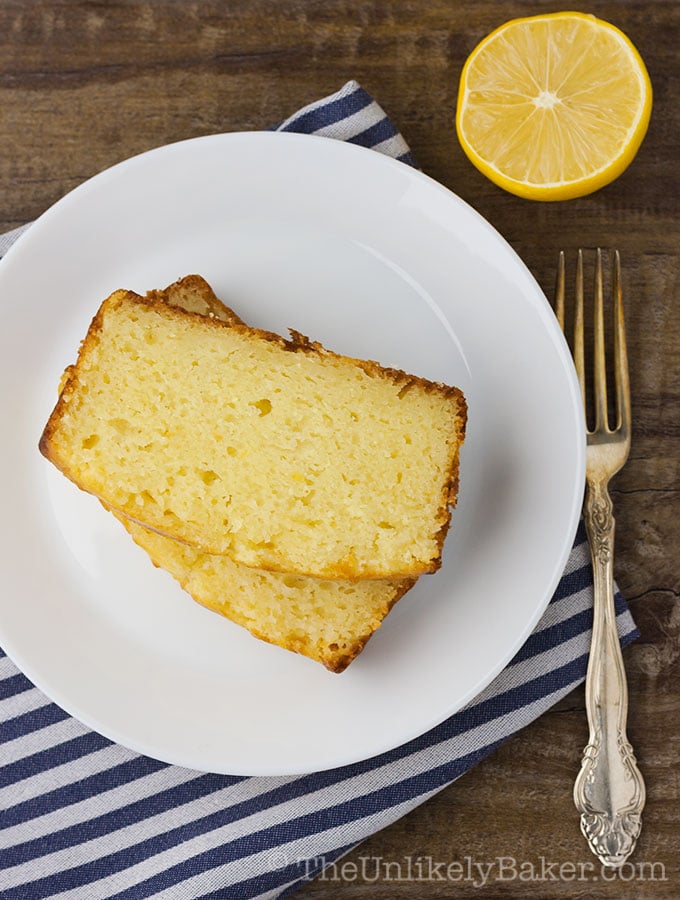 Meyer Lemon Ricotta Pound Cake