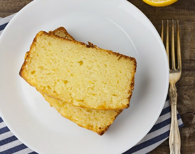 Meyer Lemon Ricotta Pound Cake