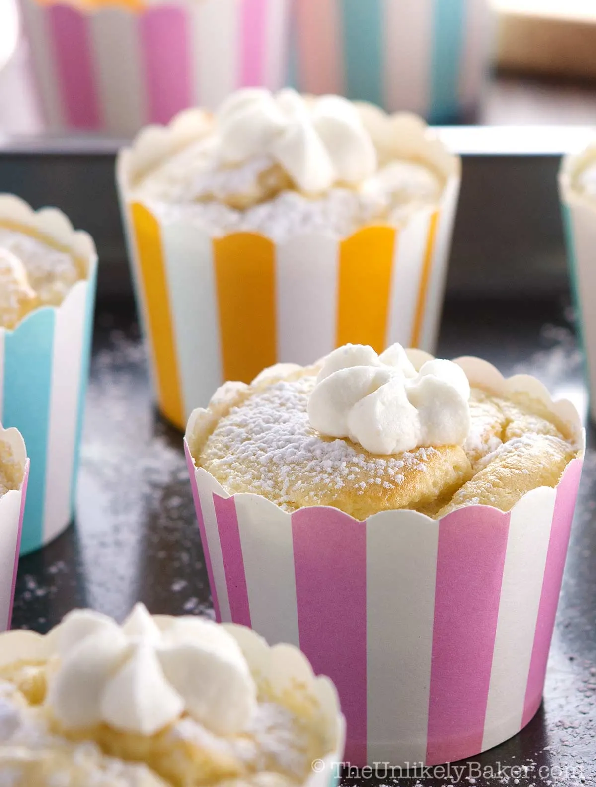 Hokkaido Chiffon Cupcakes With Video The Unlikely Baker 