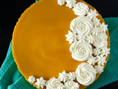 No Bake Mango Cheesecake
