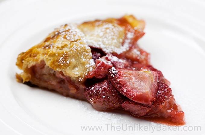 Strawberry Rhubarb Galette