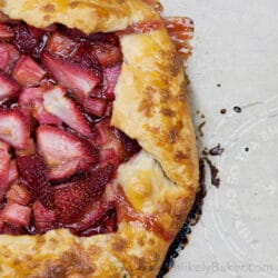 Strawberry Rhubarb Galette