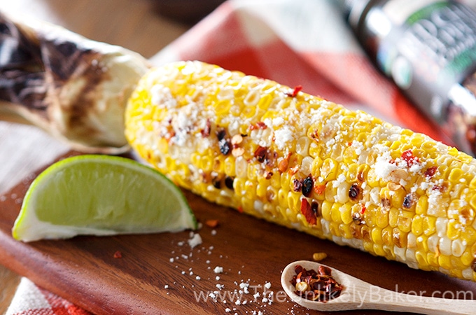 Grilled Corn on the Cob with Chili Butter