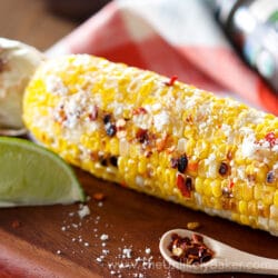 Grilled Corn on the Cob with Chili Butter