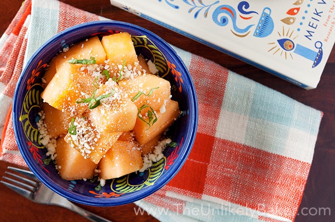 Cantaloupe Feta Cheese Salad