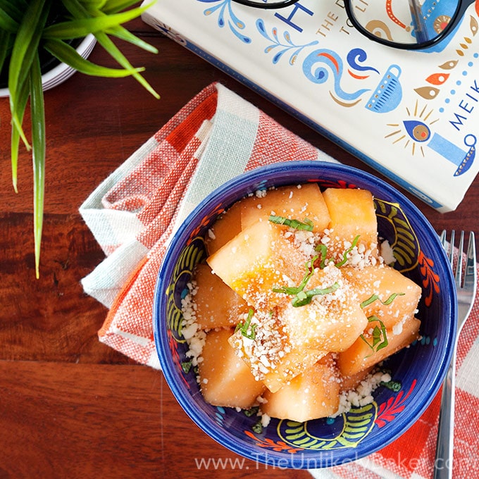 Cantaloupe Feta Cheese Salad