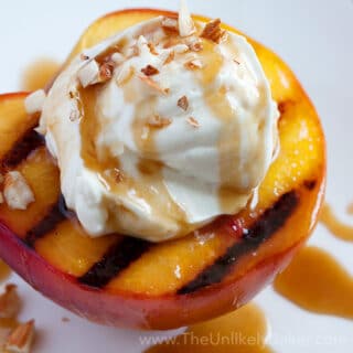 Grilled Peaches with Mascarpone Cream