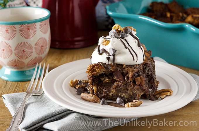 Chocolate Kahlua Bread Pudding