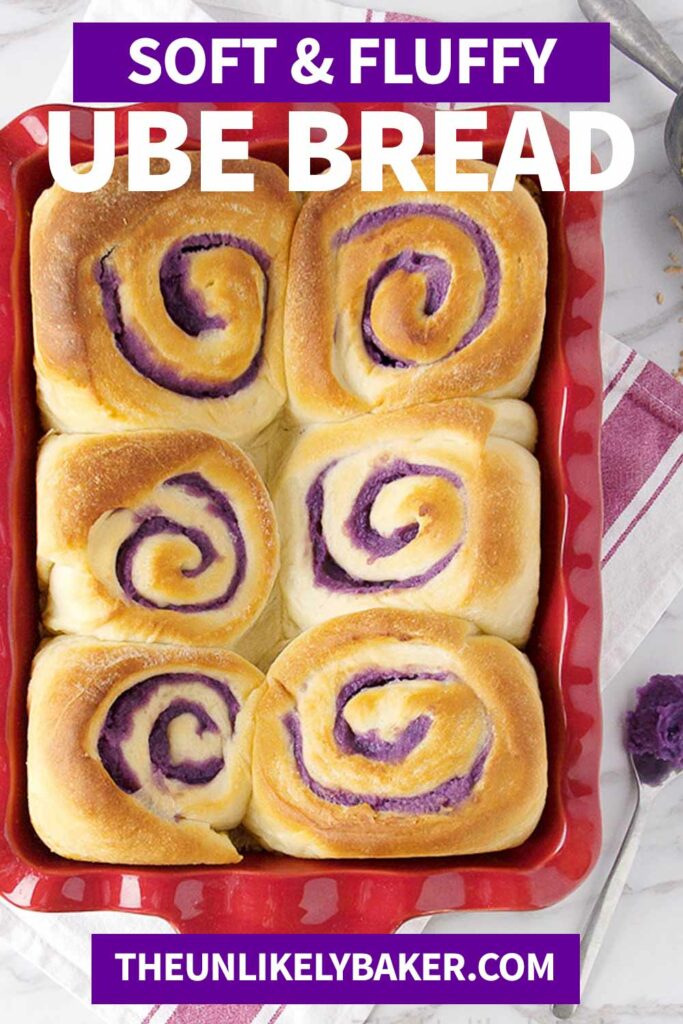 Pin for Soft & Fluffy Ube Bread.