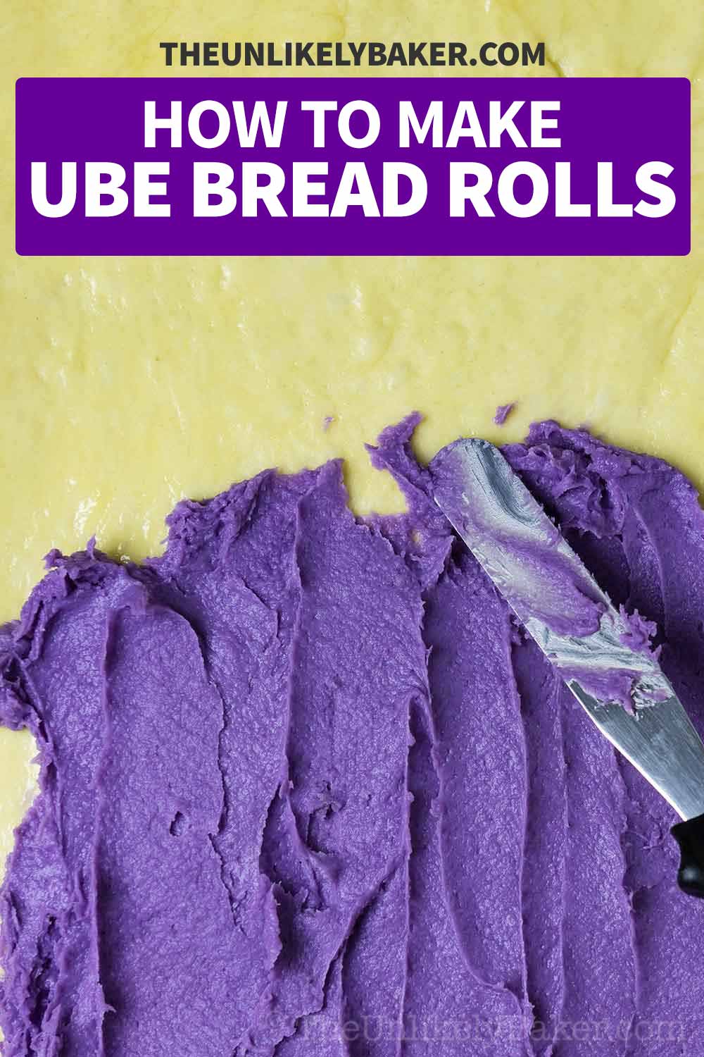 Ube Bread Rolls Recipe - The Unlikely Baker®