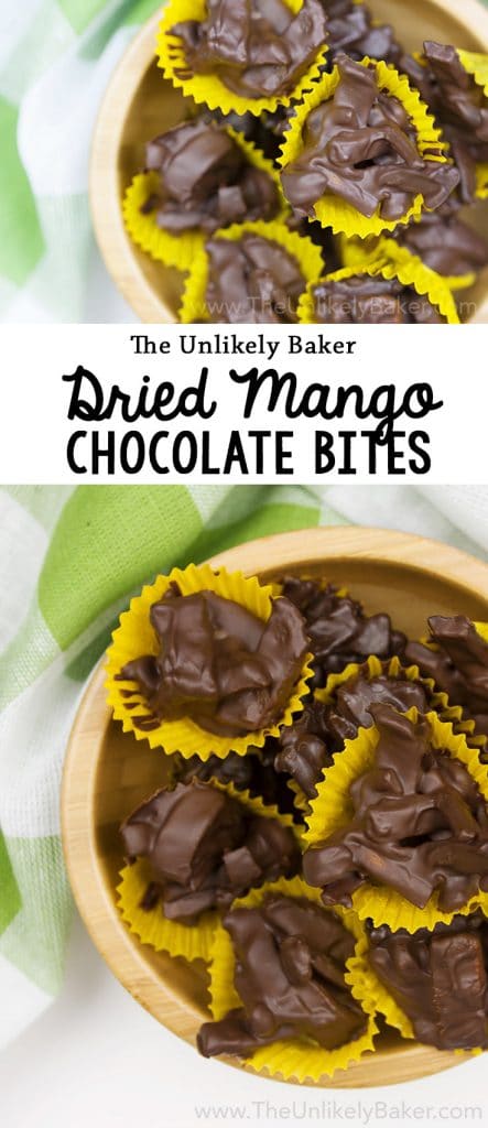 Dried Mango Chocolate Bites