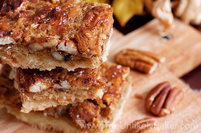 Bourbon Pecan Pie Bars