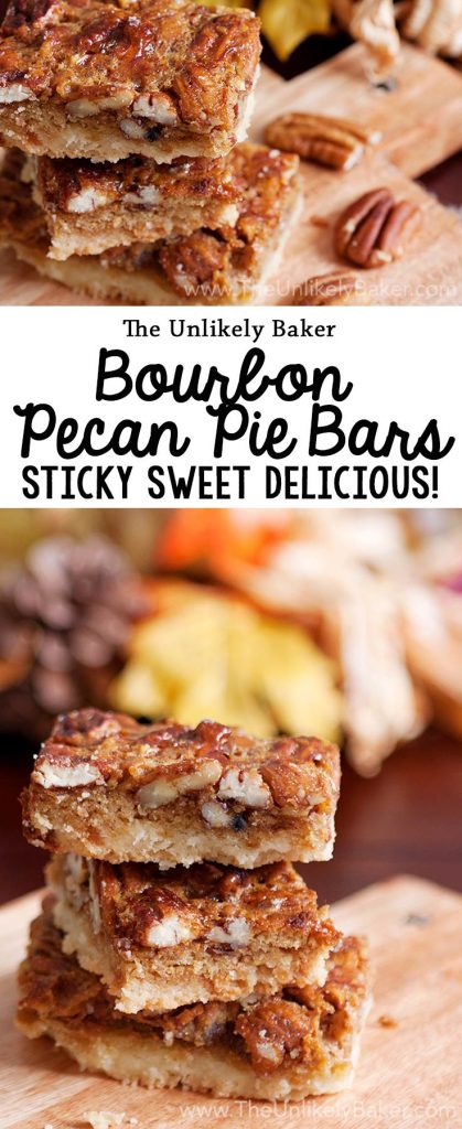Bourbon Pecan Pie Bars