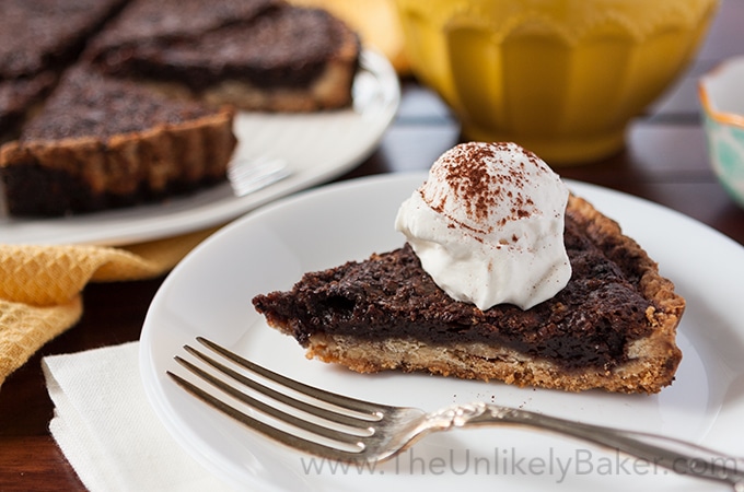 Chocolate Brownie Tart with Brown Butter Crust