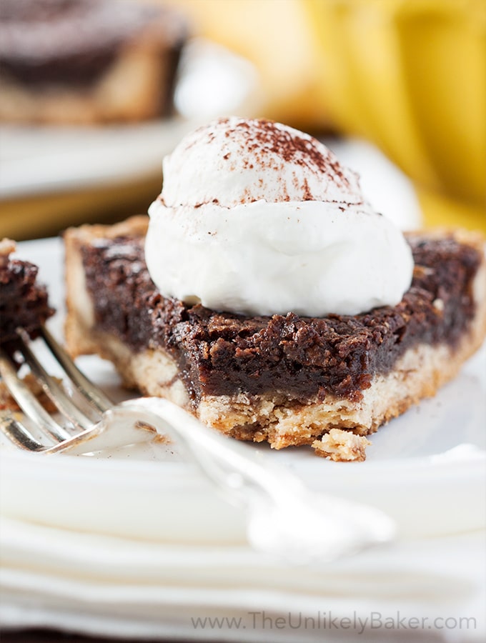 Chocolate Brownie Tart with Brown Butter Crust